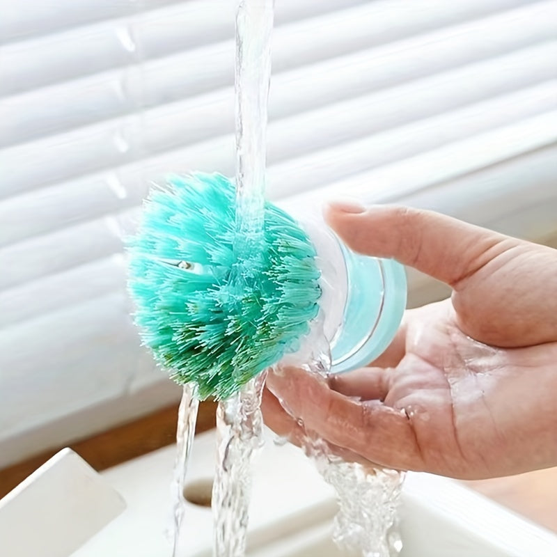 Press Out Liquid Handheld Cleaning Brush | 1pc | Multifunctional Cleaning Brush, Cleaning Supplies, Cleaning Tool, Kitchen Dishwashing Brush, Pot Washing Brush