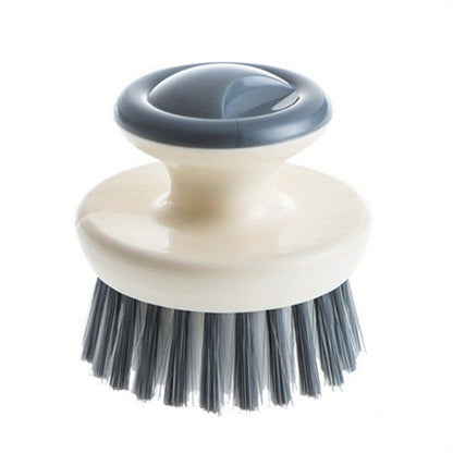 Multi-Purpose Kitchen Scrub Brush with Handle - Durable, Reusable for Dishes, Sinks & Pots, Essential Cleaning Tool