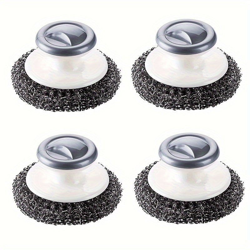 Multi-Purpose Kitchen Scrub Brush with Handle - Durable, Reusable for Dishes, Sinks & Pots, Essential Cleaning Tool