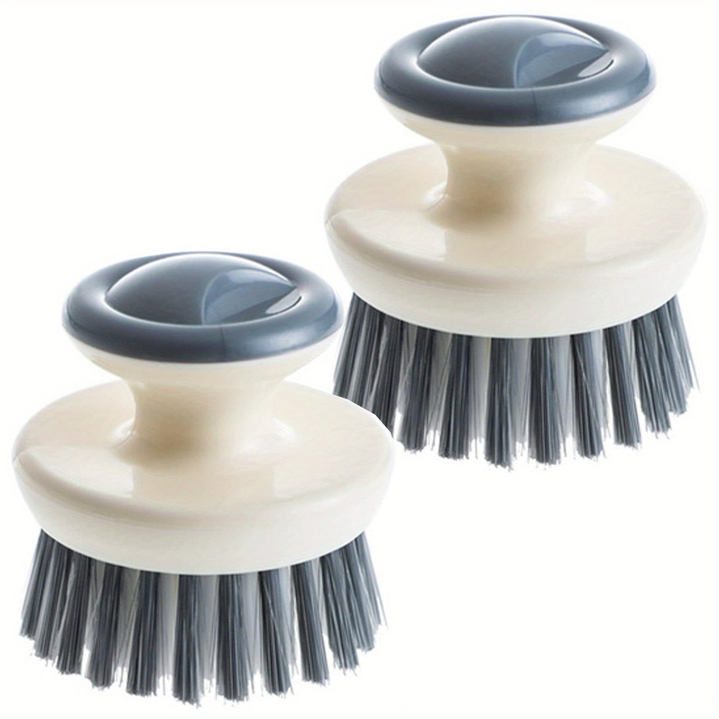 Multi-Purpose Kitchen Scrub Brush with Handle - Durable, Reusable for Dishes, Sinks & Pots, Essential Cleaning Tool