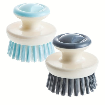 Multi-Purpose Kitchen Scrub Brush with Handle - Durable, Reusable for Dishes, Sinks & Pots, Essential Cleaning Tool