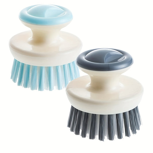 Multi-Purpose Kitchen Scrub Brush with Handle - Durable, Reusable for Dishes, Sinks & Pots, Essential Cleaning Tool