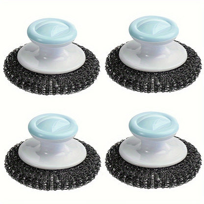 Multi-Purpose Kitchen Scrub Brush with Handle - Durable, Reusable for Dishes, Sinks & Pots, Essential Cleaning Tool